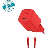 Ttec Special COLLECTION SmartCharger Pro GAN 20W PD Seyahat Hızlı Şarj Aleti + USB-C - USB-C 3A Kablo 1.2m 2SCG20CN (3 yıl ga