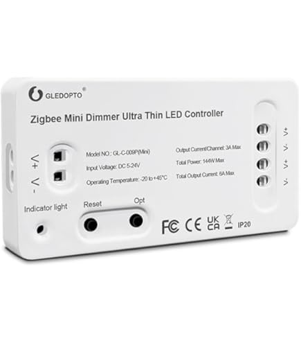 RGB W PWM-Dimmer Mit Nah- U. Fernbedienung, 2 Szenen-Speicher, 4 Kanal 12 36v 4x5a