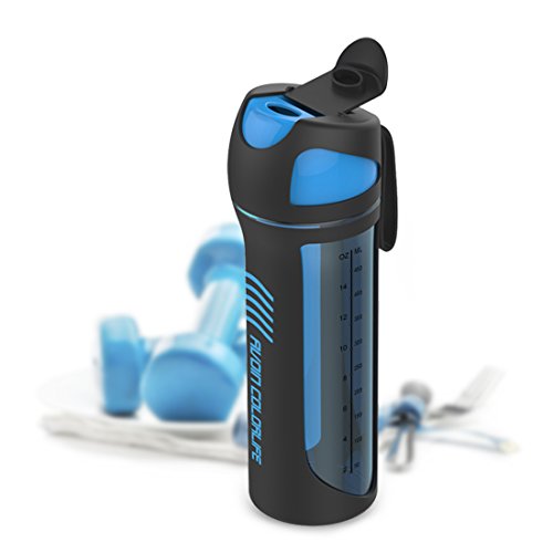 AVOIN colorlife 550ml bruchsichere und kratzfeste Sport-Wasserflasche mit auslaufsicherem Deckel - BPA Frei, ungiftig & umweltfreundlich