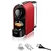 Produktbild Nespresso Turmix TX180 U Mat Red Kapsel-Automat Kaffeemaschine, Schweizer Stecker inkl. Adapter