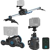 kamera slider motor selber bauen For smartphone, mirrorless & action cameras up to 750g, iPhone 7, 8, and X users Note: : The main camera lens has built-in optical image stabilization that will affect your results, use the front camera lens when in slider mode.