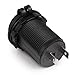 Produktbild Dreaflower Wasserdichte Auto Motorrad Motorrad Zigarettenanzünder Stromversorgung Steckdose Stecker Steckdose Netzteil Fit Für 12-24 V