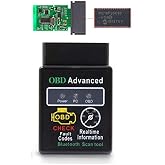 OBD2 V1.5 Pic18f25k80 &Ccedil;ipli Bluetooth T&uuml;rk&ccedil;e Ara&ccedil; Arıza Tespit Cihazı