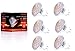 Produktbild GU4 MR11 LED Lampe Birne Spot mit 1,5 Watt, 150LM und 12 LEDs Warm weiß 2900K (6er Set)