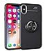 Produktbild Lozeguyc Schutzhülle für iPhone X/XS, mit verstecktem Ständer und magnetischer Autohalterung, Standfunktion, 5,8 Zoll iPhone XR 6.1 Inch[2018] schwarz