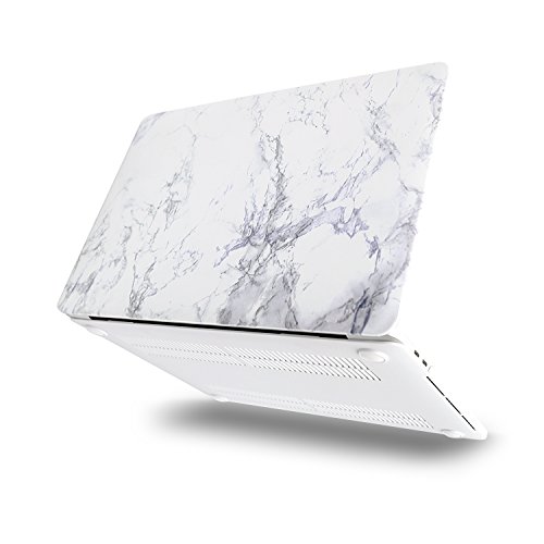 MOSISO MacBook Pro 15 Hülle 2016 - Ultra Slim Hochwertige Plastik Hartschale Tasche Schutzhülle Snap Case für NEUESTE MacBook Pro 15 Zoll (2016 Freisetzung) A1707 mit Touch Bar und Touch ID, Weiß Marmor