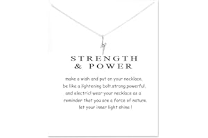 upeilxd Friendship Charm Silver Necklace for Women Good Luck Pendant Chain Sun Butterfly Angel Wings Girl Jewelry Necklace with Message Card Girls' Birthday Gift Card