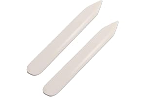 WUTA Falzbein Set, Falzbein für Papier, Falzbein Werkzeug für DIY, handgefertigtes Polieren, Buchbindefalzbein und Papierbasteln(A 2 Stück)