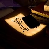 SoBuy® Magisches LED Nachtlicht, Nachttischlampe, LED Lampe, LED Ablage, einstellbar ELL14 (gelb)