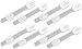 SUPER VALUE PACK Linden Tree Baby Cabinet Locks - Keep Your Baby Away From Harmful Chemicals And Other Items - Double-Sided 3M Tape - Adjustable Strap - Works on Any Surface - Ultimate Child Safety Lock - 8-Pack - Easy Installation