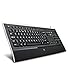Produktbild Logitech K740 USB AZERTY Belgisch Schwarz - Tastaturen (Standard, Verkabelt, USB, AZERTY, Schwarz)