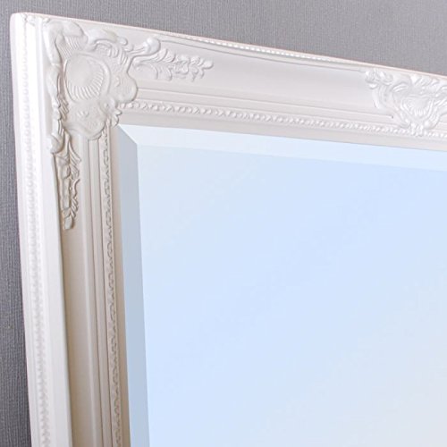 Wandspiegel barock weiss pur Design Spiegel pompös Holzrahmen LEANDOS 180x70cm - 8