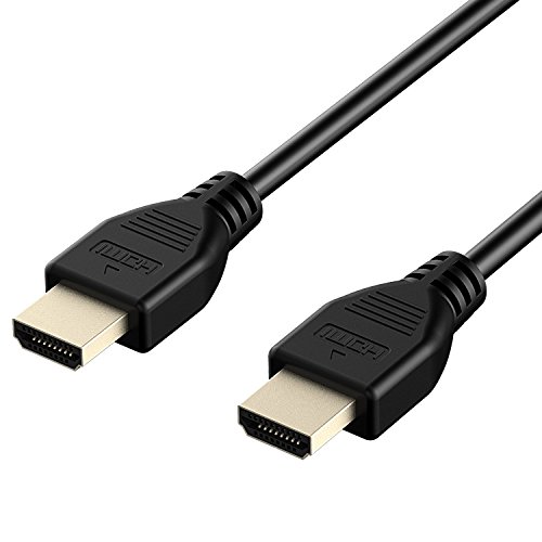 AMANKA HDMI Kabel Full HD 1.4 V 150 cm,HDMI 19P Ein Mann zu einem Mann,Unterstützt 3D 1080P, Schwarz - 2