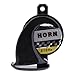 Produktbild IPOTCH Universal 12V/130dB Druckluft Schnecke Hupe Lufthorn mit Wasserdichter Abdeckung für Fahrzeug Auto LKW Boot Motorrad, Blau/Schwarz - Schwarz