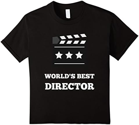 World's Best Director T-shirt - Movie Film Job T-shirt - Kids 12 - Black