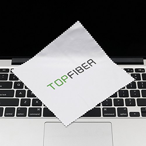 (8 Pack) TopFiber Microfaser Reinigungstücher für alle LCD-Bildschirme, Laptops, Tablets, Desktop-Computer, Handys, Kameraobjektive, TV, Uhren – 6 x 6 inch(4pcs) + 12 x 12 inch(4pcs) - 6