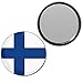 Finland Flag - 55mm Round Compact Mirror