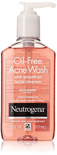 Neutrogena Oil-Free Acne Wash Facial Cleanser Pink Grapefruit 175 ml