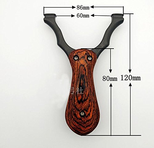 Mini Pocket Slingshot Hunting Catapult Solid Wood Titanium steel Folding Portable Outdoor Target Game