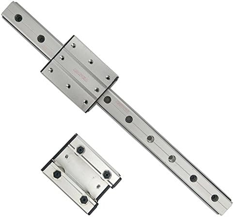 TEN-HIGH External Dual-axis Linear guide 1000mm LGD16 Roller Linear Rail with 2pcs LGB16-190L-4UU Bearing Block for CNC machine and 3D printer