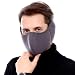 Produktbild iSpchen Unisex Winter Maske Halbes Gesicht Fleece Winddicht Mode Wärmer Mund Maske Einstellbar Atmungsaktiv Ohrenschützer Für Ski Fahrrad Motorrad Frauen Männer