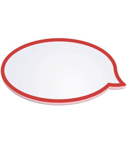 FRANKEN UMZ WK Moderatiekaarten Wolk, 230 x 140 mm, wit/rood, 20 stuks