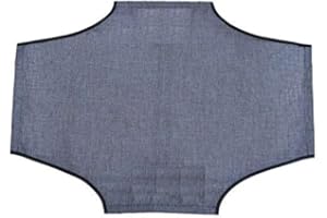 Leopet Telo di Ricambio per BRANDINA Fissa per Cani, in Tessuto Oxford Waterproof, AntiGraffio e ad Alta Resistenza (60x100 cm, Grigio Metallizzato)