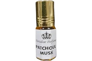 PARADISE PERFUMES & GEMS Patchouli Musk | Gorgeous Roll On Fragrance Perfume Oil 3ml 6ml 12ml | Amazing Scent | Vegan & Cruelty-Free | Alcohol-Free | PPG (6ml)
