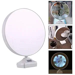 DishanKart Magic Mirror Photo Frame| Magic Mirror LED Photo Frame| Birthday/Valentines Gift| Surprise Decoration| Attractive Mirror| Round Mirror