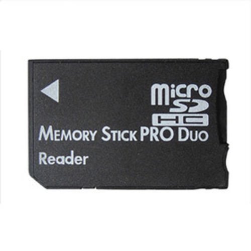 Micro SD SDHC TF MEMORY STICK zu Memory Stick MS Pro Duo Kartenleser PSP Adapter Converter