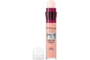 Maybelline New York Correttore Multi-Uso, Idratante e con Coprenza Modulabile, Occhiaie Coperte e Neutralizzate, Con Bacche di Goji e Haloxyl, Cancella Età, Tonalità: 05 Rosa, 6,8 ml