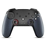 Raniaco Manette Switch Pro - Compatible avec Nintendo Switch et PC (filaire), Wireless Bluetooth Pro avec Gyroscope Somatosensoriel à Six Axes, 20 Heures jeu, Manette jeu à Vibrations Choc Double
