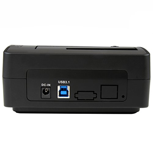 StarTech SDOCKU313 USB 3.1 Gen 2 (10 Gbit/s) Festplatten Dockingstation für 6,4 cm (2,5 Zoll)/8,9 cm (3,5 Zoll) SATA SSD/HDD mit UASP - 3