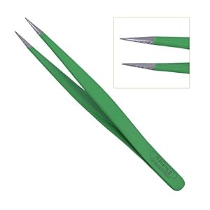 Professional Eyebrow tweezer Pointed plucker hair remover Tweezerette (ORANGE) - Image 4
