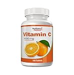 Vitamin C 1000 mg, 180 Tabletten | Hochdosiertes Vitamin-C-Präparat für beste Wirkung | Für mehr Energie & Lebenskraft und gegen Schlappheit und Müdigkeit | Stärkt Ihr Immunsystem und verbessert den Energiestoffwechsel