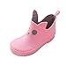 Produktbild Anti-Rutsch Regen Stiefel Kinder,Absolute Baby Jungen Mädchen 2018 Neue Super Niedlichen Cartoon Gummi Regen Schuhe Gestreiften Wasserdichte Lässig Schuhe für 2.5-6 Jahr (4.5-5 Jahr, A - Rosa)