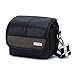 Price comparison product image CAISON Synthetic Leather Camera Case Shoulder Bag for Mirrorless Compact System Camera SONY A6500 A6300 A6000 A5100 / DSLR Camera Canon EOS 200D 1300D 800D 750D M3 M6 M5 M10 / NIKON D7500 D5600 D3400