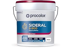 ECLAT SKINCARE Pintura Plastica Procolor Sideral S500 Blanco mate 15 Lt