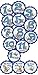 Baby Monthly Stickers Boy - place on onesies or on baby clothing