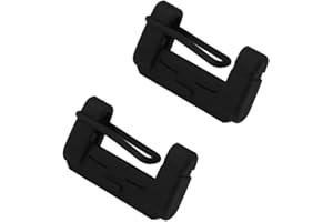 ‎MSAGKAH Msagkah 2PCS Silikonhülle für Auto-Sicherheitsgurtschnalle, Weiche und Langlebige Silicongurt-Schutz für Autorücksitz, 2PCS Schutzhülle für Rücksitz (Schwarz)