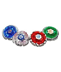 4 beyblade set with handle launcher