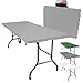 Produktbild Linxor ® Zusammenklappbarer campingtisch, gartentisch mit Tragegriff – L 184 x B 76 x H 74 cm – vier farben – EG-Norm