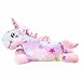 Produktbild Colorfulworld Flannel Unicorn Plush Toy Plüschfigur Plüschtier Kuscheltier Stofftier Stuffed Toy Soft Pillow (Star, 60 cm (24in))