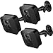 Price comparison product image Adjustable Wall Mount 360 Degree Mounting Bracket for Blink XT Indoor/Outdoor Security Camera (3, Black)