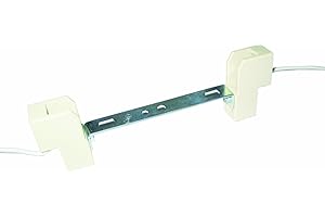 Electraline 70183 Uchwyt lampy halogenowej R7S 119 mm, szary