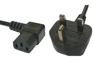 ARKIFACE 3M Right Angled Angle Kettle Type IEC Mains Power Cable Lead
