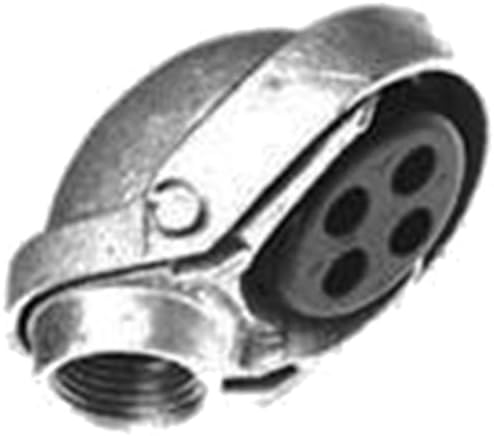 Bridgeport 1254-S 1-1/4-Inch Service Entrance Set-Screw Type Cap, 10-Pack