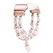 Produktbild Mumuj Mode Elegant Damen Metall Armband, Schmuck Glanz Ersatz Watch Band Jewelry Metallarmband mit Schmuck Ersatzband für Fitbit Charge 3 (Rosa)