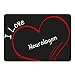 Produktbild Mousepad Modern I Love Neurologen schwarz