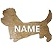 Produktbild Terrier Dog. Ihr Name Deko Geschenke mit Namen als Geburtsgeschenk Taufe Geburt Geburtstag Personalisiert Holz Wand-Tattoo Geschenk für Mädchen Baby Erwachsene Freundin Frauen